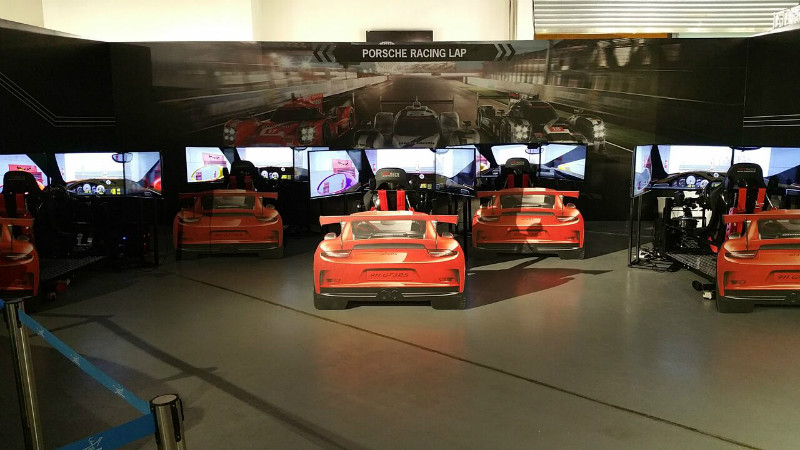 Porsche Event Driving Simulators